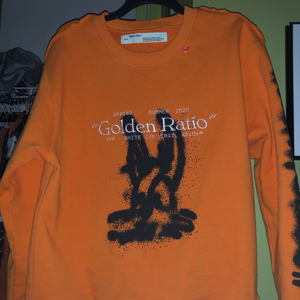 Off-White Golden Ratio Cartoon Sweatshirt